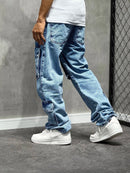 CALÇA JEANS CARGO FOUR POCKET