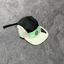 BONÉ FIVE PANEL TAG 3 PARTS - PRETO/VERDE/CREME