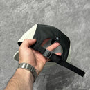 BONÉ FIVE PANEL TAG 3 PARTS - PRETO/VERDE/CREME