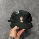 BONÉ FIVE PANEL ANTH CO THUG LIFE - PRETO