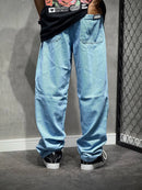 CALÇA BAGGY JEANS STICKERS