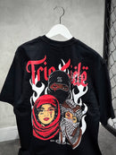 CAMISETA TRIPSIDE OVER “SAARA” - PRETA