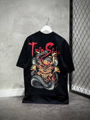 CAMISETA TRIPSIDE OVER “SERPENT” - PRETA