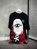 CAMISETA TRIPSIDE OVER “BLCLV” - PRETA