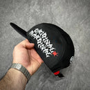 BONÉ FIVE PANEL CHRONIC ANJO GANGSTA - PRETO