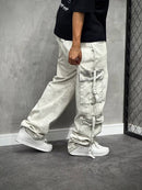 CALÇA DOUBLE CARGO STONE GREY